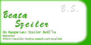 beata szeiler business card